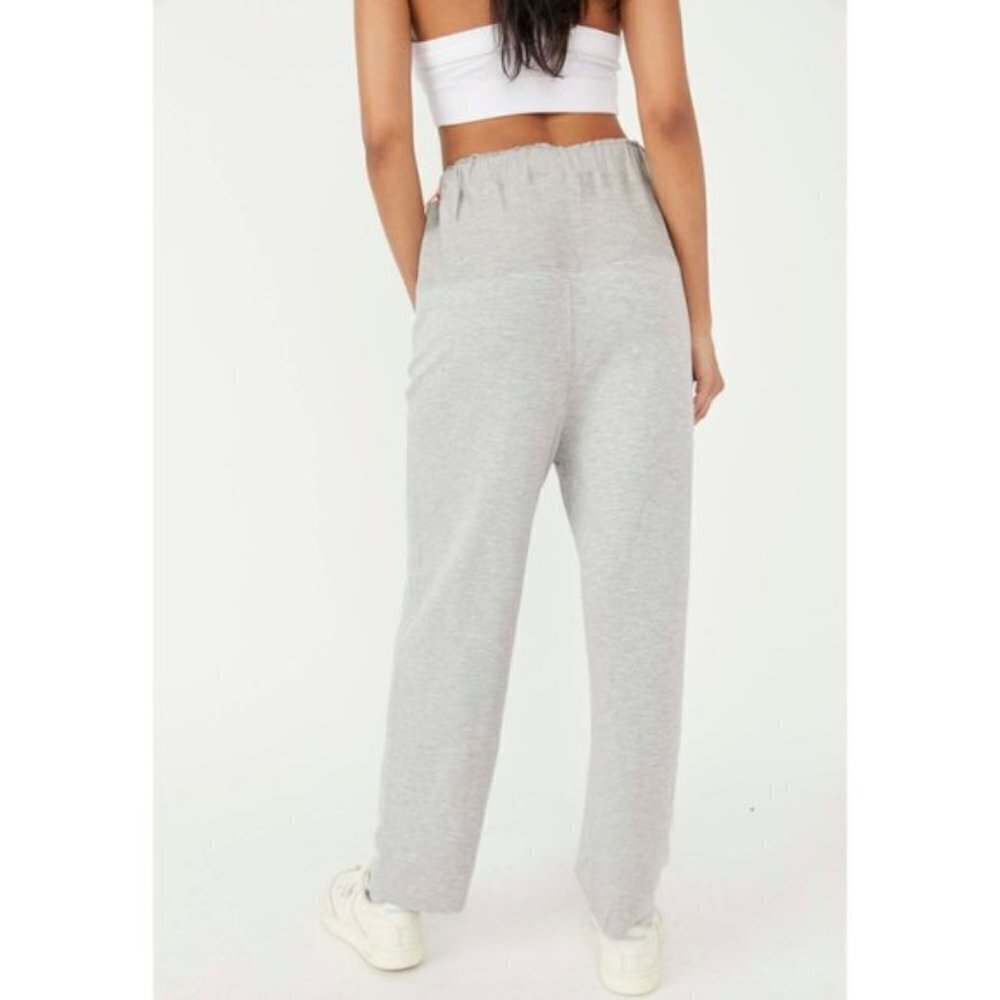 New Free People Movement Surfside Joggers In Heather Grey NWT Size Small - Picture 6 of 15